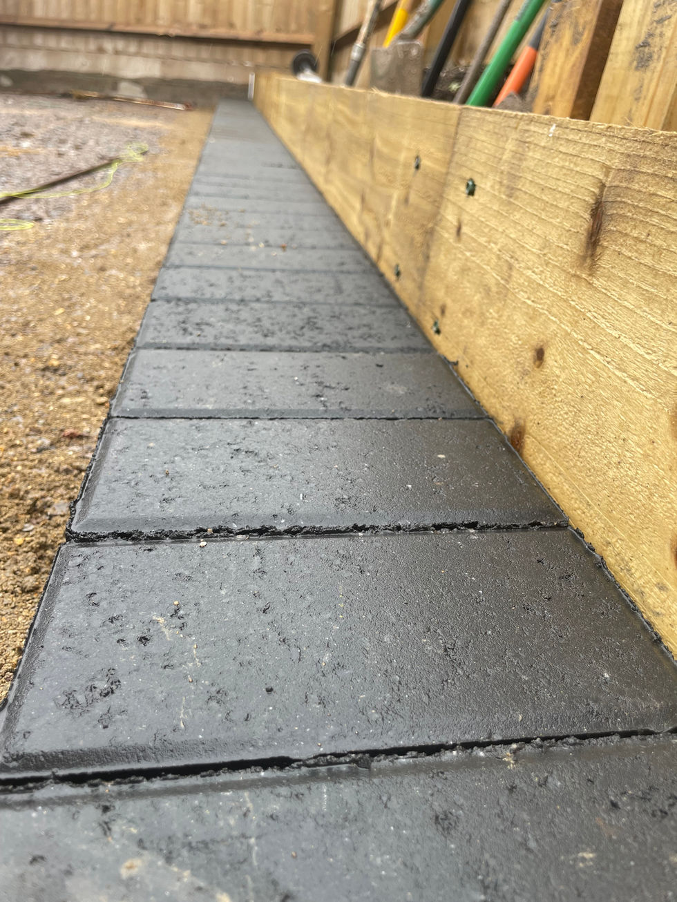 block paving boarder