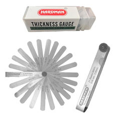 HARDMAN FEELER GAUGE 21 BLADES .05 TO 2.00MM