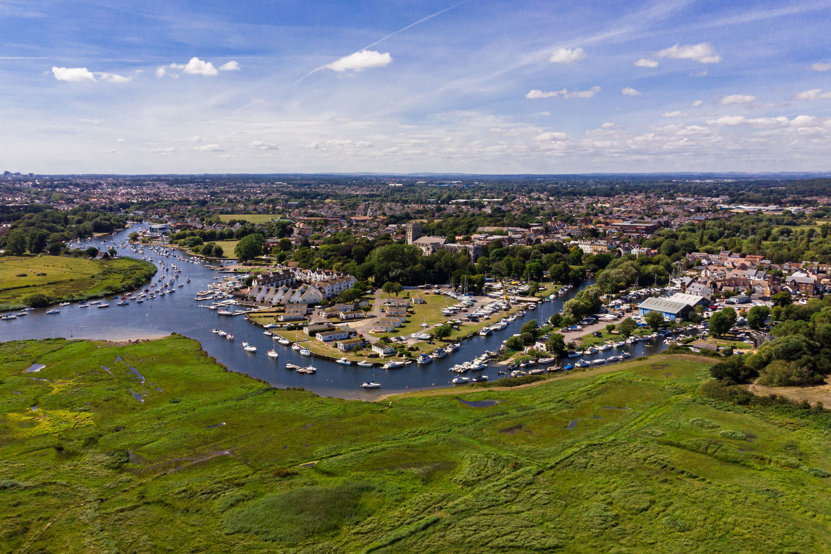 Aerial View of Christchurch