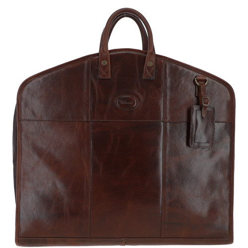 Temponado Brown Leather Suit Carrier TTLG