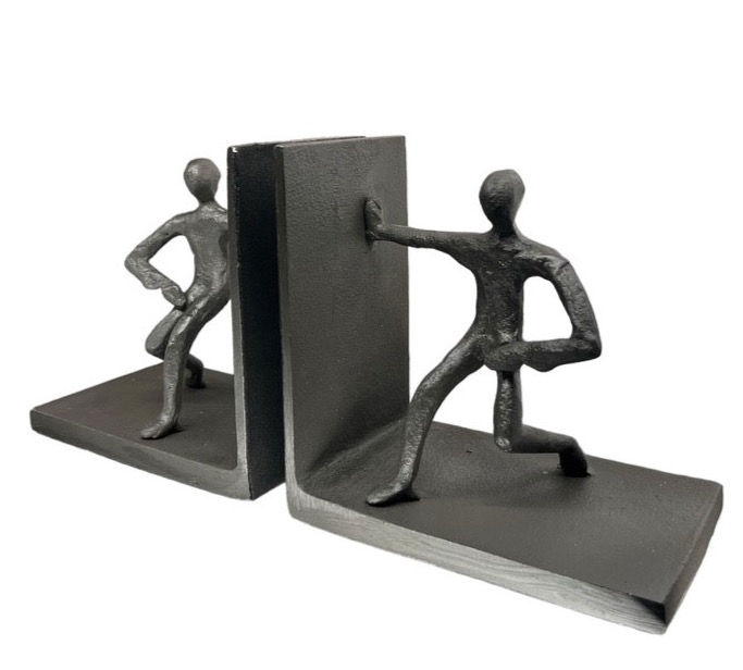 Thumbnail: Pushing Men Bookends