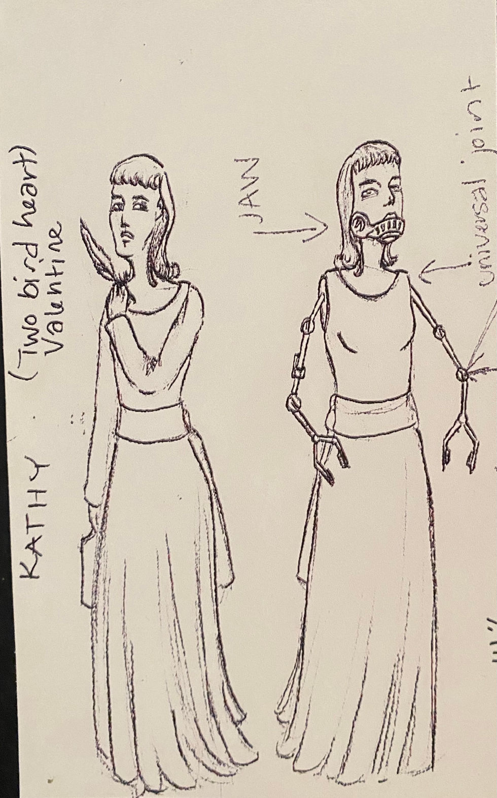 Kathy puppet Sketch