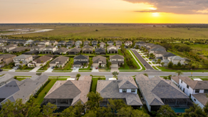 Houses in neighborhood