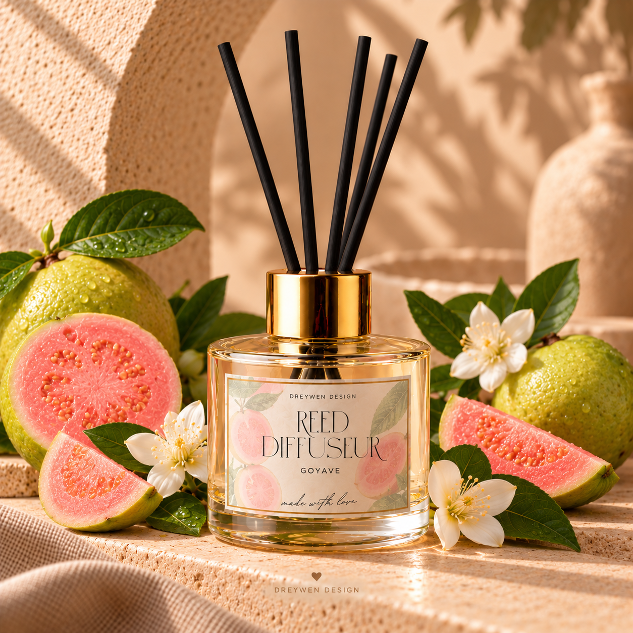 Reed diffuser Goyave