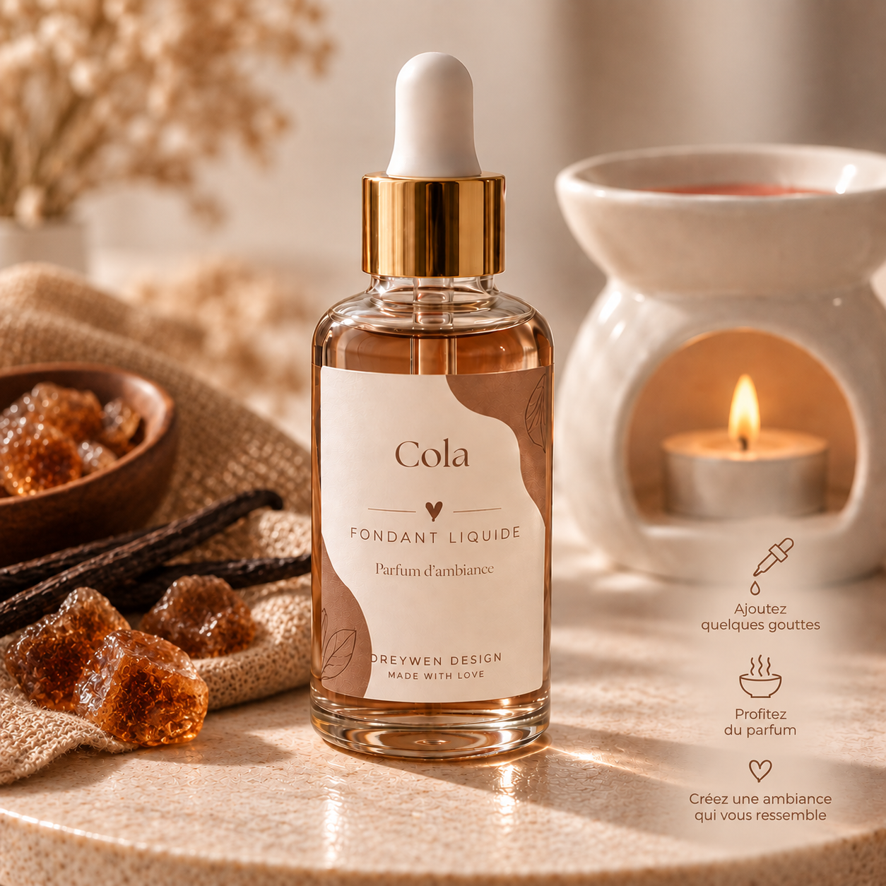 Fondant liquide Cola