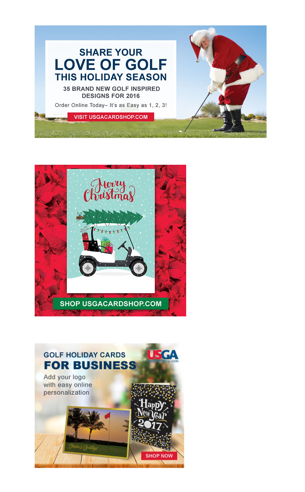 USGA Web Banners