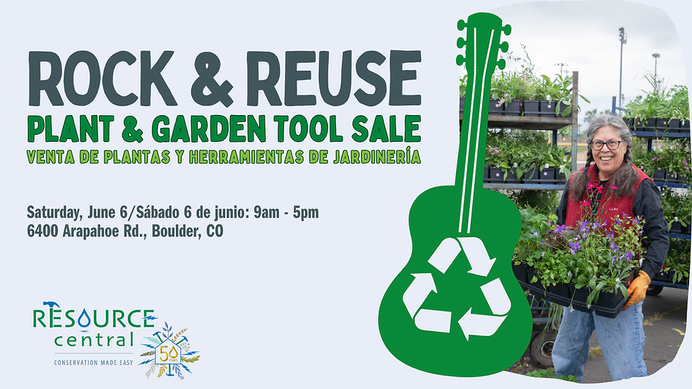 Spring Plant Sale + Rock & Reuse