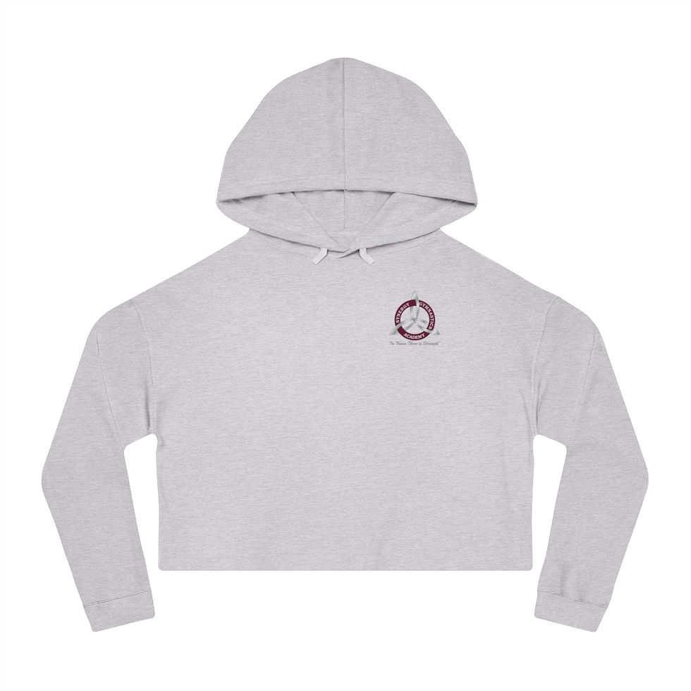 Thumbnail: Women’s Cropped Hooded Sweatshirt XS-Medium