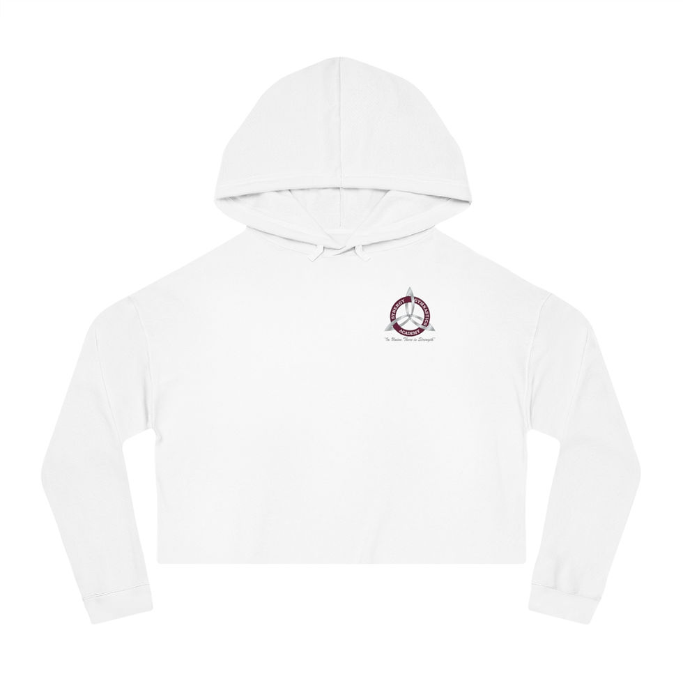 Thumbnail: Women’s Cropped Hooded Sweatshirt XS-Medium