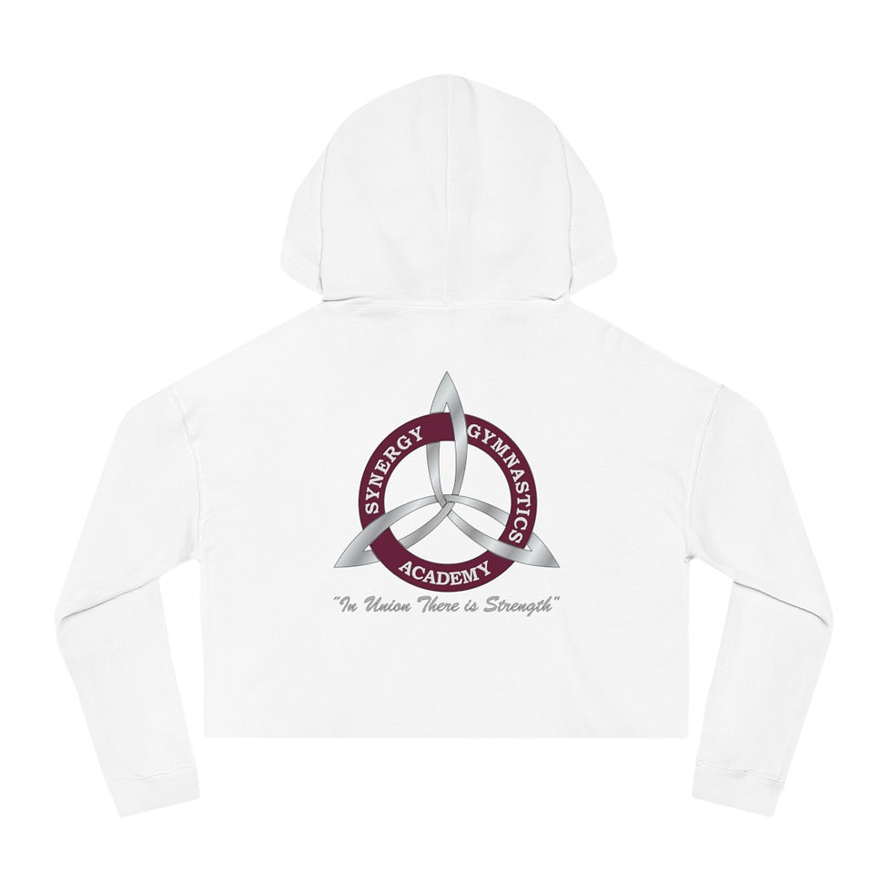 Thumbnail: Women’s Cropped Hooded Sweatshirt XS-Medium