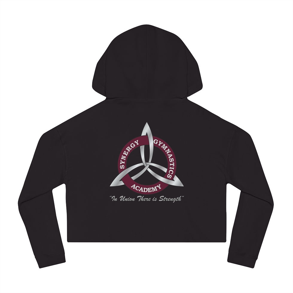 Thumbnail: Women’s Cropped Hooded Sweatshirt XS-Medium