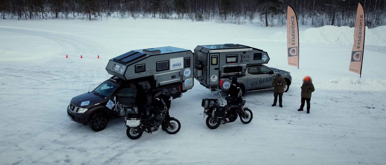 Wintertest im Schnee