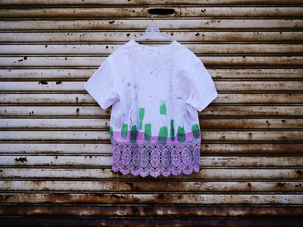 サムネイル： post-vintage2018ss dyed by nonco. pvBL005