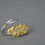 Thumbnail: Fuzzy Feather Ring Gold Side View