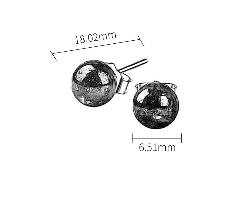 Thumbnail: Drawing Measurements Lapis Lazuli Crystal Stud Earrings