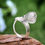 Thumbnail: Crystal Lily of the Valley Ring Upright View