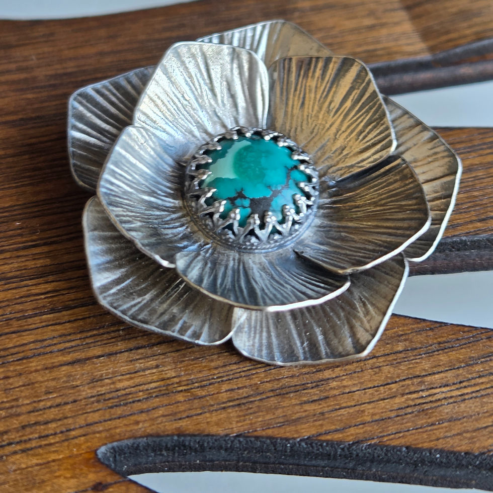 Thumbnail: Flower Queen Turquoise Ring