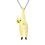 Thumbnail: Gold Cat With A Shiny Backside Necklace