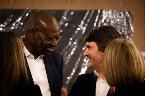 Executive dinner event focused on sustainable leadership featuring Unipartner and Massamba Thioye