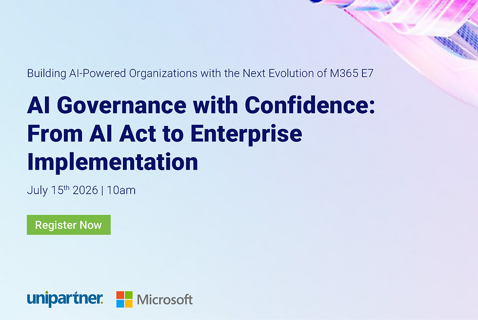 Register now for our Webcast | AI Governance with Confidence: From AI Act to Enterprise Implementation