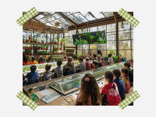 Greenhouses as Main Learning Spaces🌱🌱