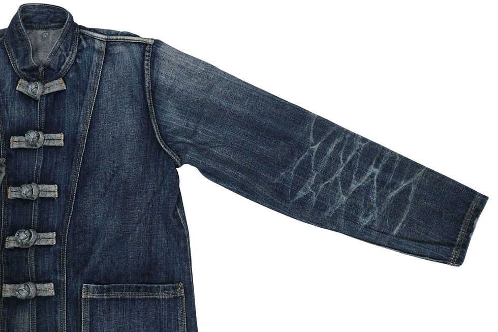 Thumbnail: 24SDB/Vintage Washed Denim Tangzhuang