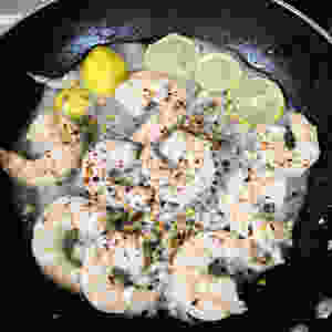lemon garlic prawns recipe, garlic butter prawns, prawns recipe, pan grilled prawns, whiskmixstir food recipe blog, sheetal jandial