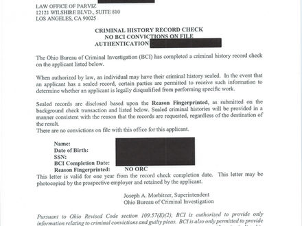 How to Get Your Ohio State Background Check From Outside Ohio