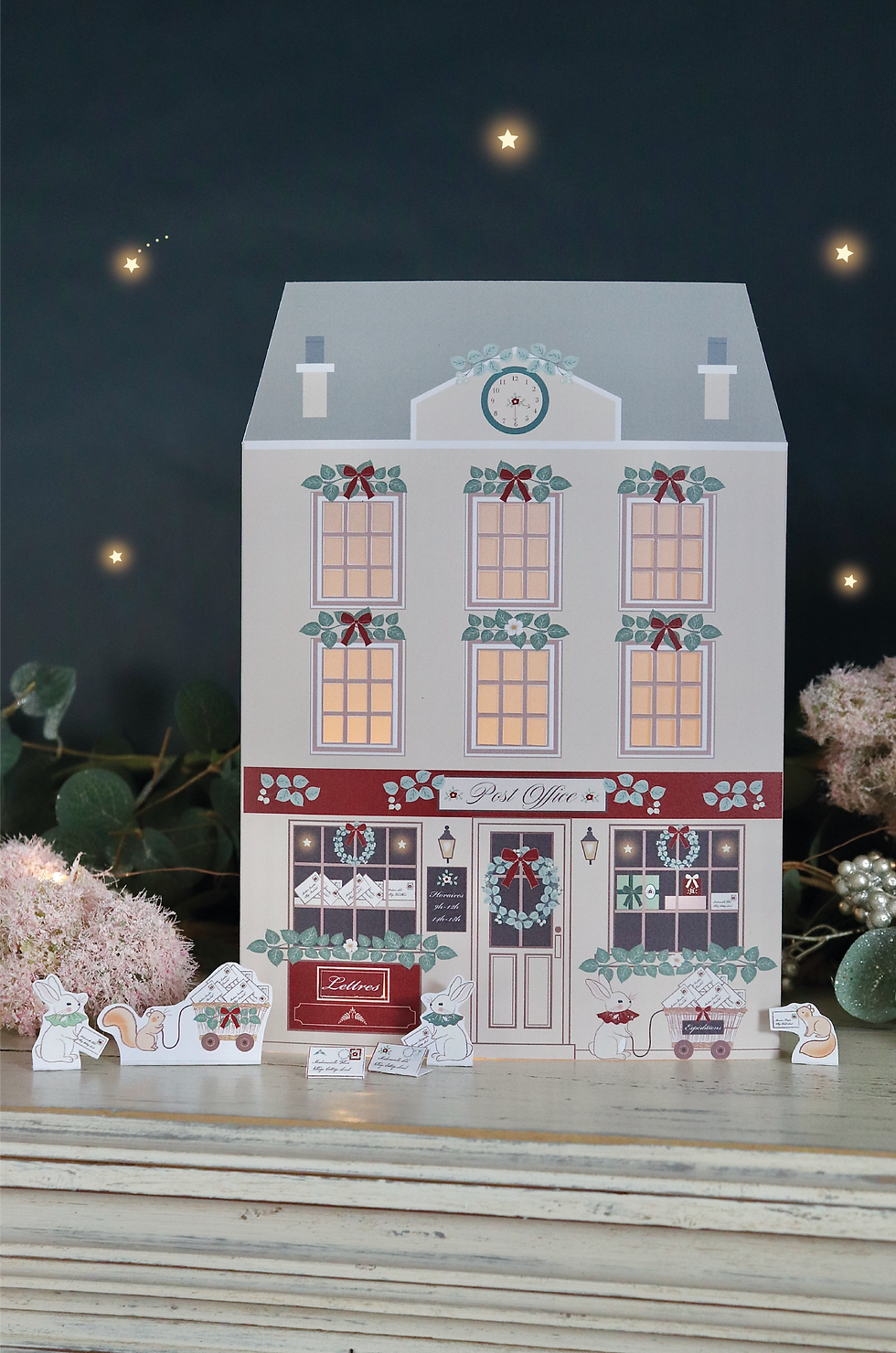 Miniatura: Post Office - Maison de poupée en papier