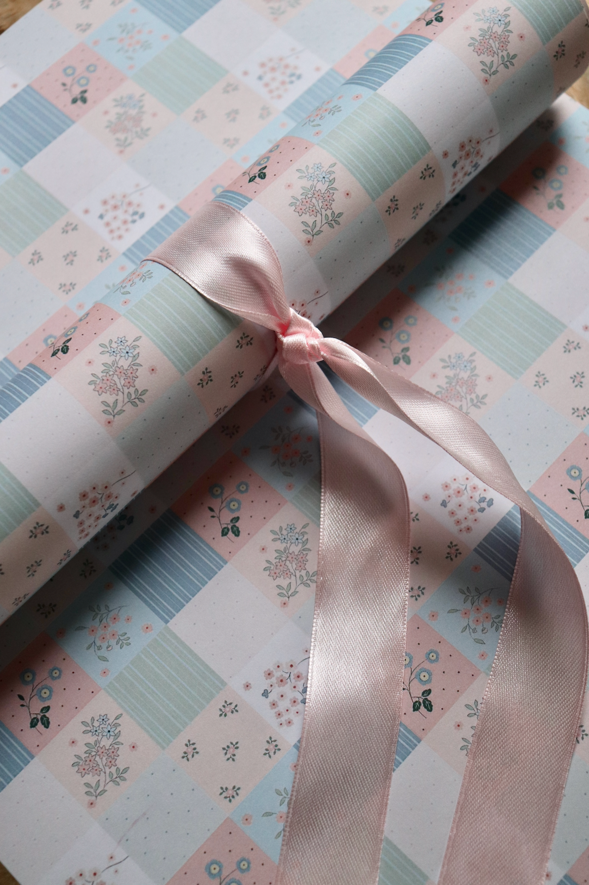 Papel de regalo de patchwork