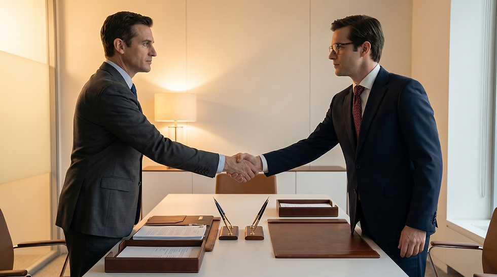 stretta di mano business commerciale