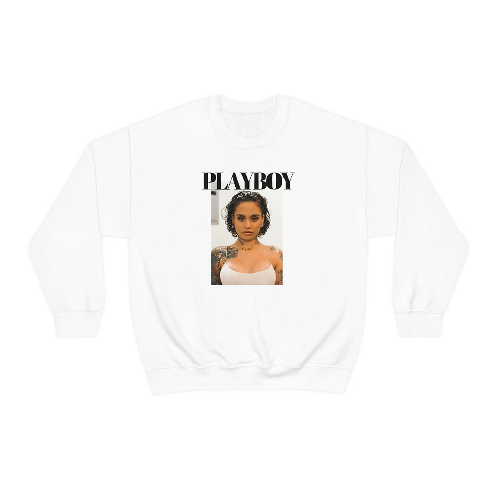 Customized 'Playboy' Style (Without Background) Crewneck Sweatshirt