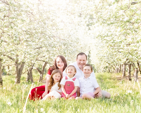 Apple Blossom family photos