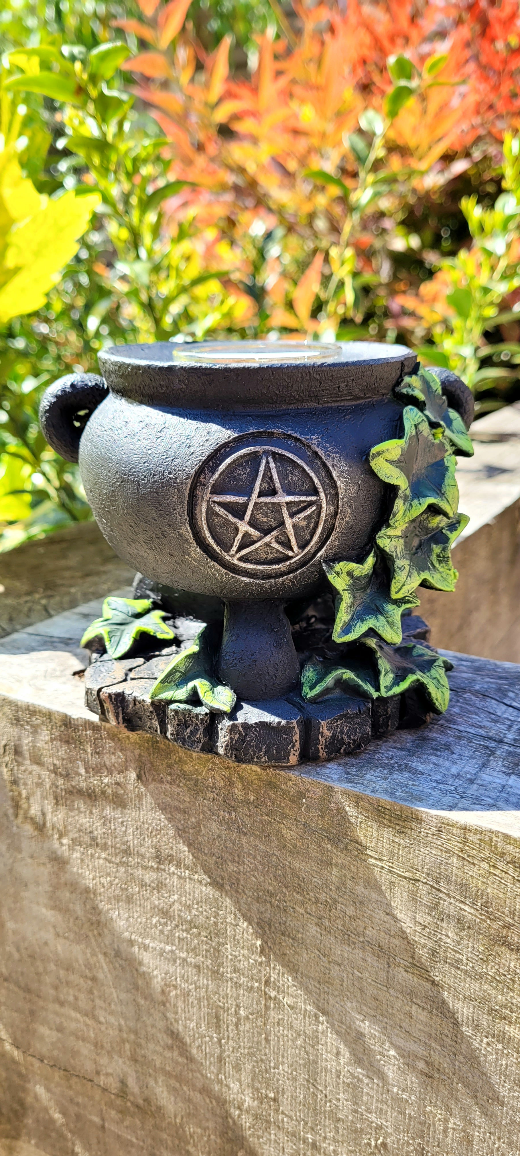 Cauldron Candle Holder
