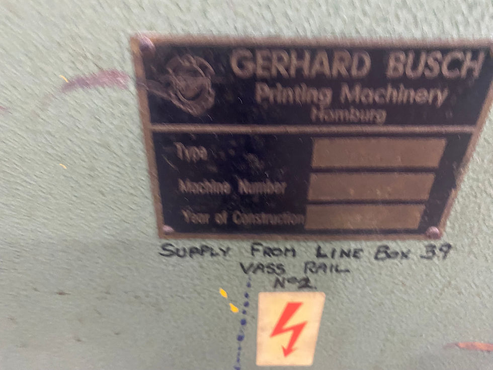 Thumbnail: Gerhard Busch Paper Stack Cutter / Guillotine
