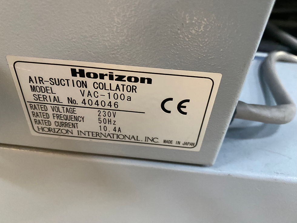Thumbnail: Horizon VAC 100 - 30 Bin collator stitcher and trimmer