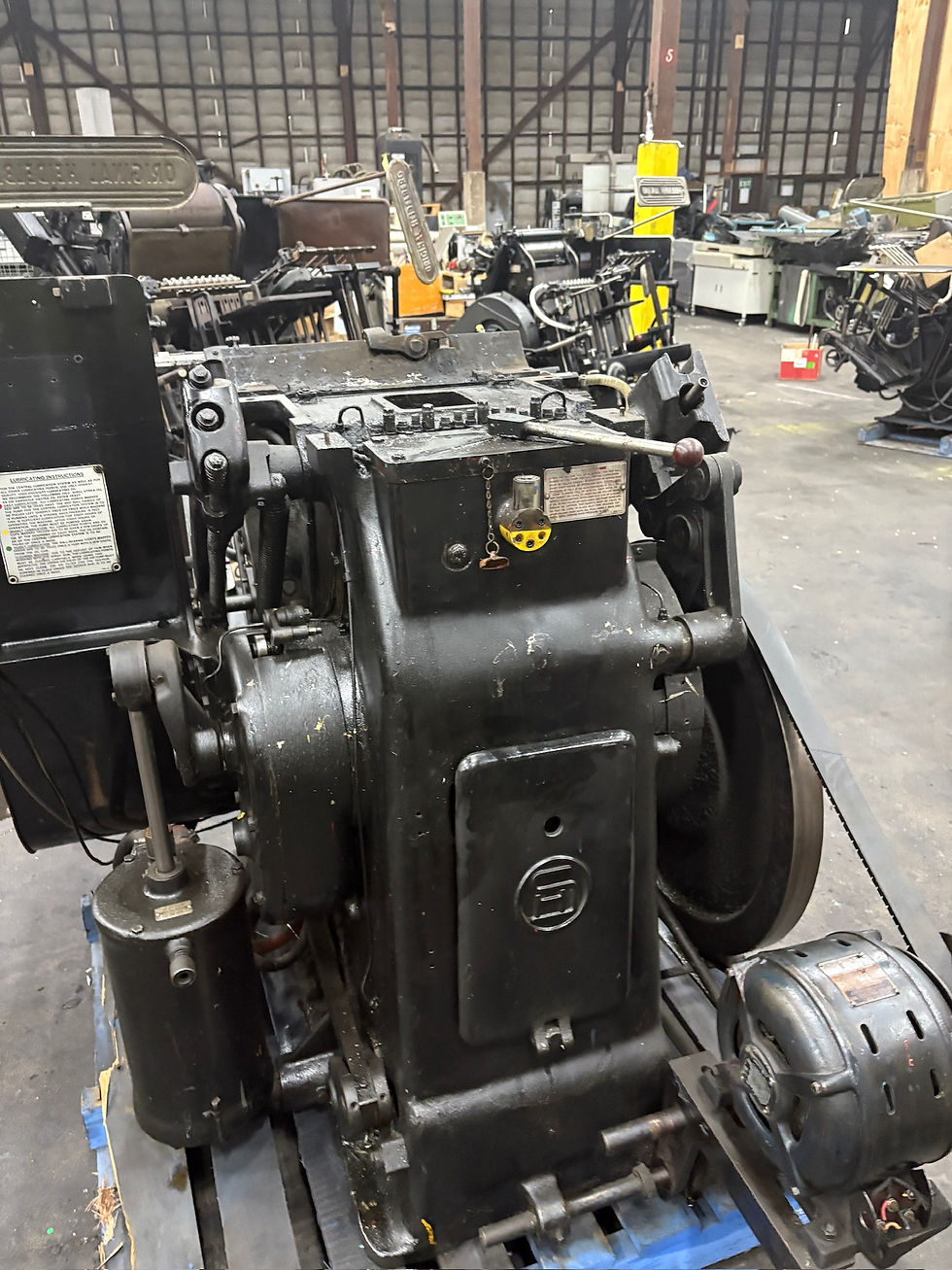 Thumbnail: Heidelberg GT Platen S/N 52818E