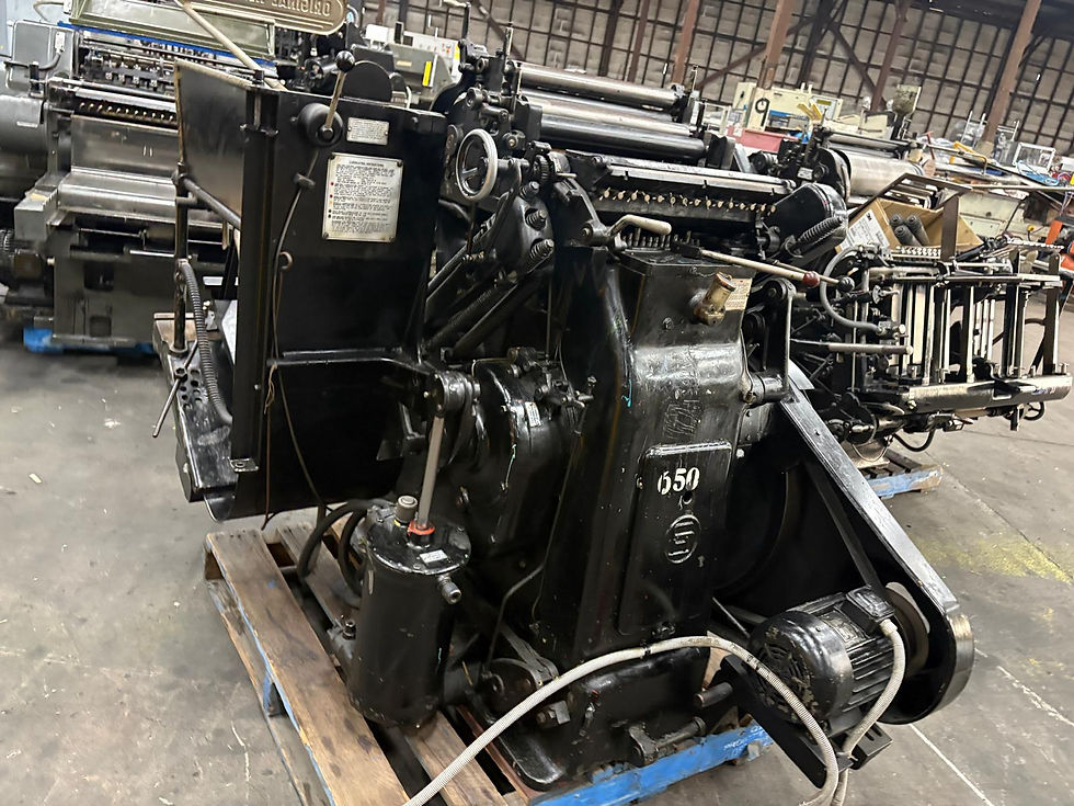 Thumbnail: Heidelberg GT Platen S/N 58053