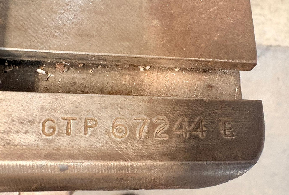Thumbnail: Heidelberg GTP Platen with foiling S/N: 67244 E