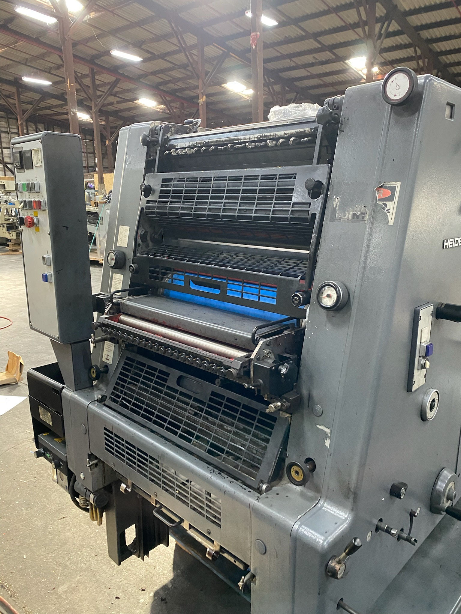 Heidelberg GTO 52ZP - S/N 710001 with numbering and Kompac