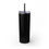 Thumbnail: 20oz Skinny Tumbler with Straw - 'Healthy Hair Starts With Hydration' 