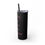 Thumbnail: 20oz Skinny Tumbler with Straw - 'Healthy Hair Starts With Hydration' 