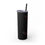 Thumbnail: 20oz Skinny Tumbler with Straw - 'Healthy Hair Starts With Hydration' 