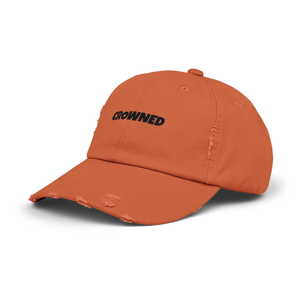 Thumbnail: “Bad Hair Day Hats” I Crowned Distressed Unisex Cap 