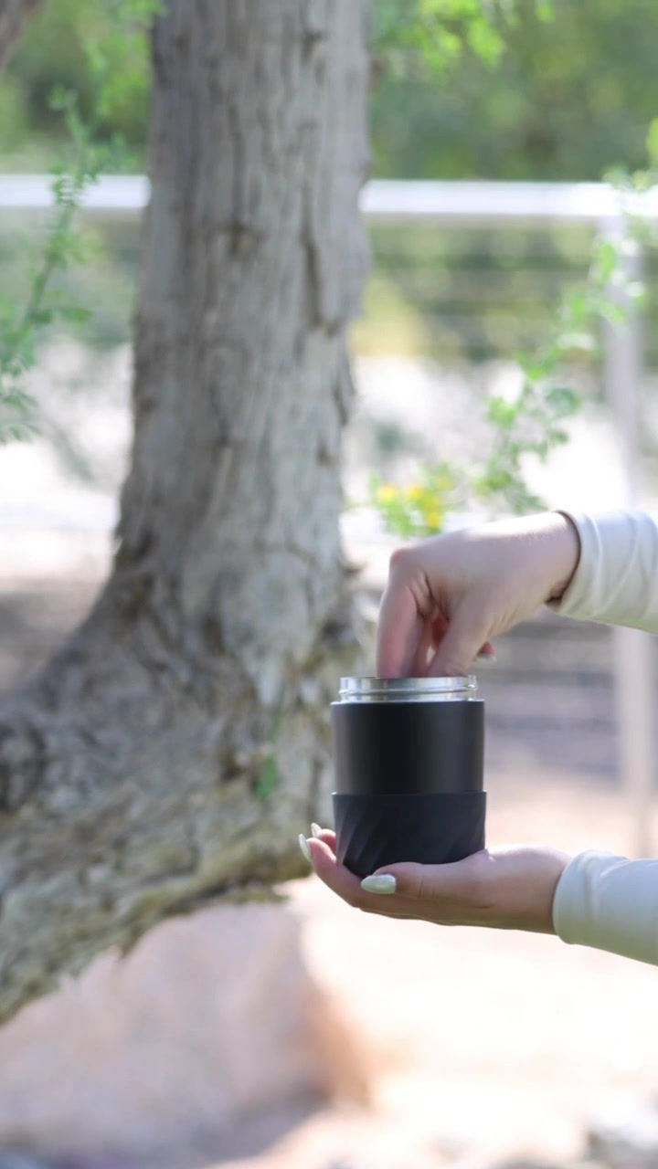 Thumbnail: Matte Black WB Travel Tumbler