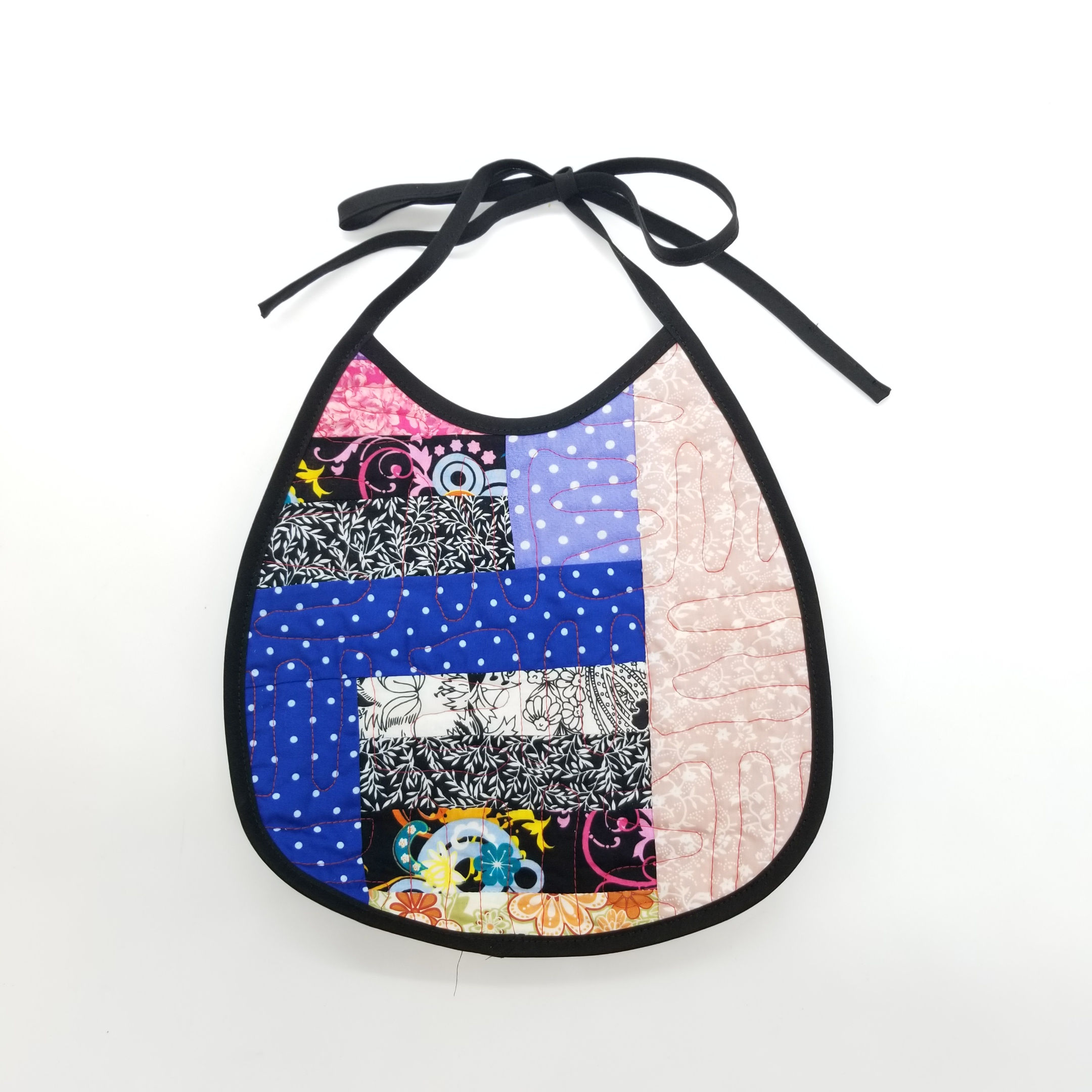 PATCHWORK BABY BIB 