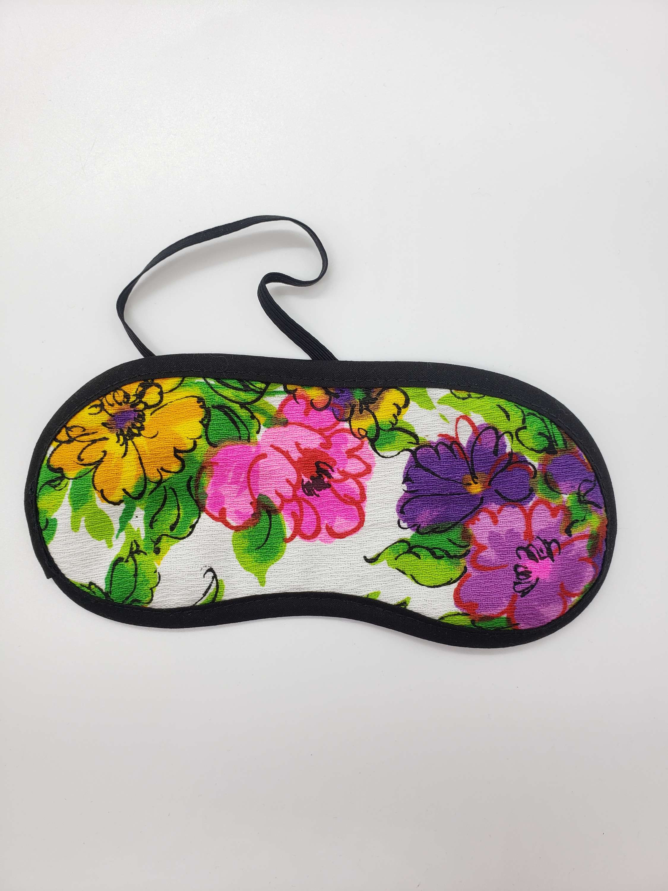 SLEEPING EYE MASK - Vintage DayGlo Floral