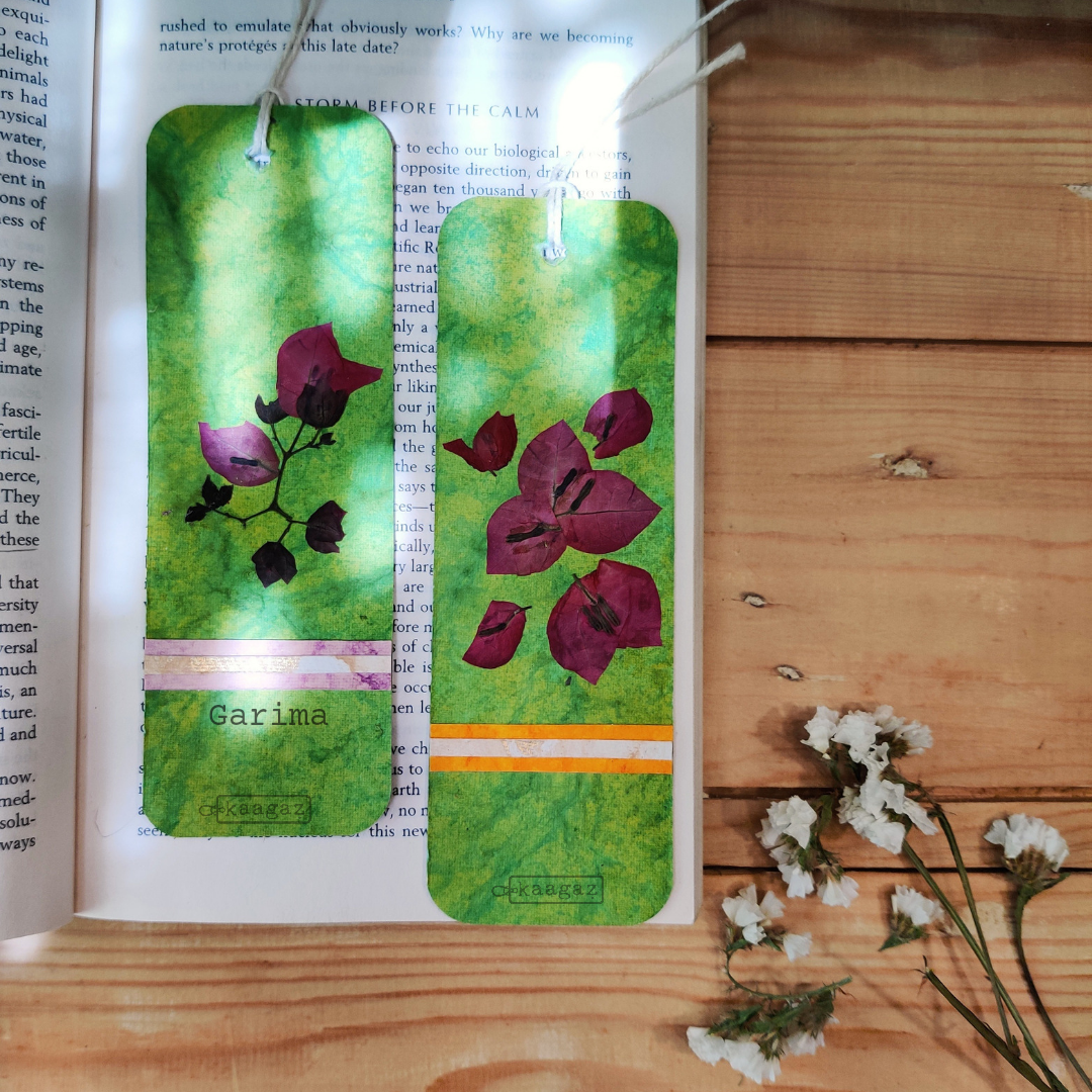 Green Bookmarks (Set of 2)