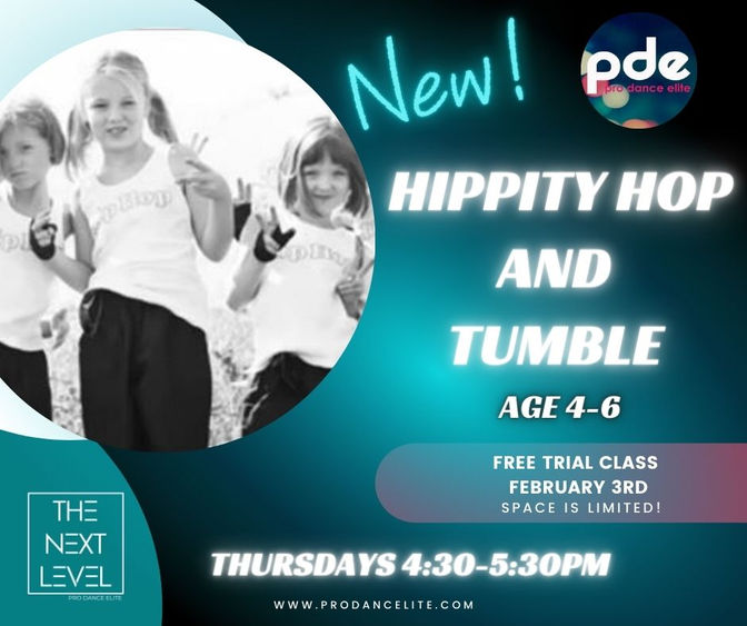 Hippity Hop & Tumble All New Class at PDE