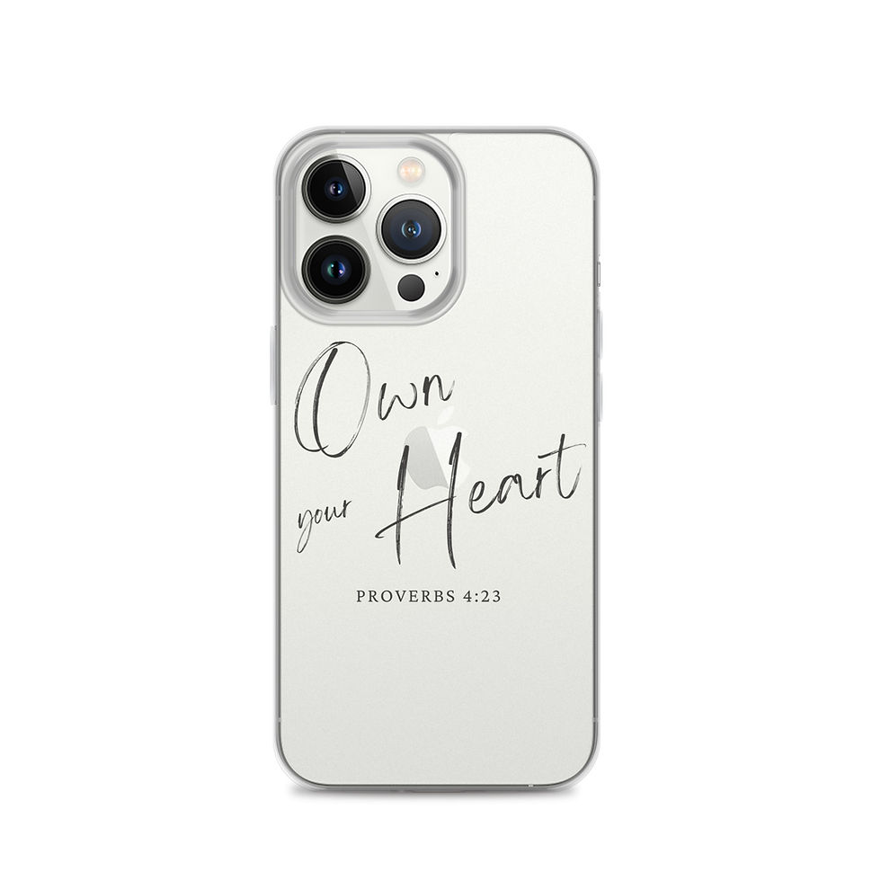 Own Your Heart iPhone Case